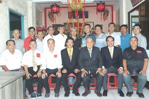 蘇氏宗祠第十二屆理監事會就職合照。