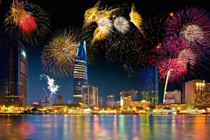 本市計劃燃放煙花迎接新年。（示意圖：國維）