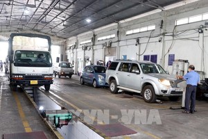 本市目前共有17個機動車登檢中心。（圖：越通社）