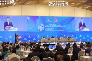 “2023年越南经济：稳定宏观经济、确保各大杠杆，稳健越过挑战”的第五次越南经济论坛。