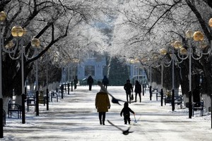 中亚多国近期将迎来极端严寒天气，最低气温或跌破零下43摄氏度。（图：互联网）