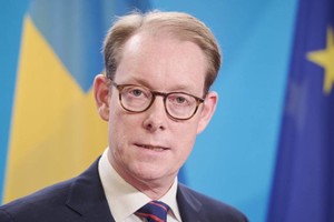 瑞典外交大臣比尔斯特伦。（图：互联网）