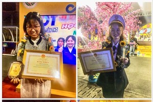 2022年，共有684位学生获得中央级“三好”称号，85位大学生获得中央级“五好”称号。