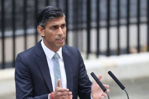 英国首相苏纳克。（图：新华社）