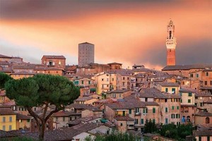 锡耶纳城一隅。（图：互联网）