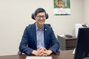 越南日本旅游促进机构首席代表吉田健二。（图：VOV）