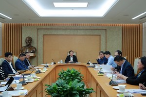 政府副总理陈红河主持会议。（图：VGP）