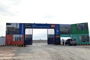 Lego集团正在平阳省建设价值数十亿美元的厂房。