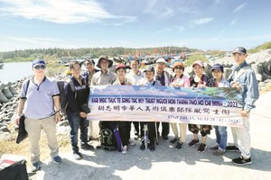 华人画家赴藩切写生