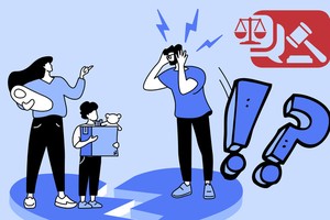 「前妻」以孩子上学为由不让我探望孩子。