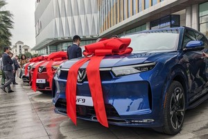 VinFast VF 9型电动汽车。（图：皇阮）