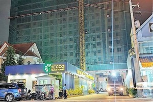 事发工程。（图：明国）