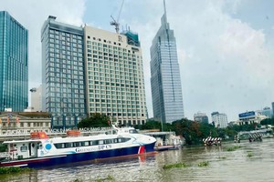 图为白腾码头公园内陆水路2号栈桥一景。（图：秋蓉）