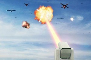 激光武器示意图。（图：韩华集团）