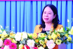 国家副主席与安江省选民接触