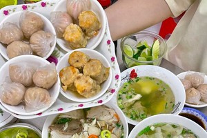 堤岸华人常见的早餐。