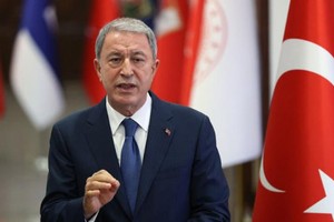 土耳其国防部长胡卢西‧阿卡尔。（图：AFP）