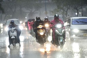 本市与南部东区各省降雨