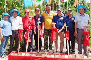 培德精舍资助建造农村桥