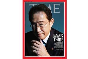 日首相岸田登上《时代周刊》封面