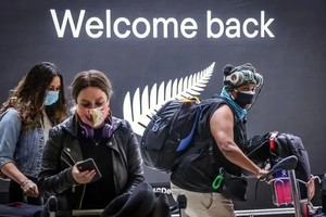 抵达新西兰的旅游。（图：互联网）