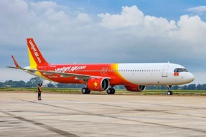 越捷赠予女足队一年免费机票