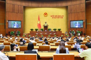 第十五届国会第五次会议现场。（图：国会）