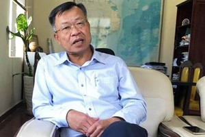 林同省保禄市人委会原主席阮国北。（图：金英）