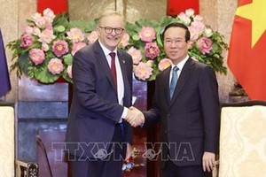 国家主席武文赏会见澳大利亚总理安东尼·阿尔巴尼斯