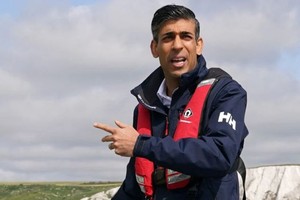 英国首相苏纳克.。（图：AFP）