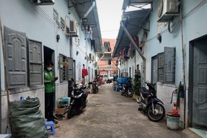 劳动者租房区一隅。（图：范秋银）