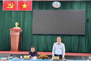 市委副书记阮胡海在会议上发表讲话。（图：志石）