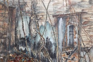 罗汉荣书画作品欣赏——时间