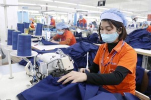 纺织品成衣业出口活动遇到不少困难。（图：垂玲）