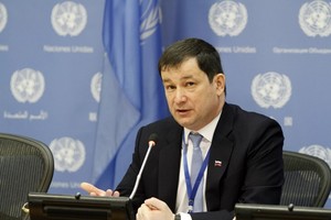 俄罗斯常驻联合国副代表德米特里‧波利扬斯基。（图：互联网）