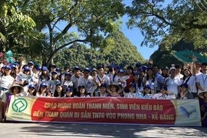 “2022越南夏令营”参观风芽格国家公园。