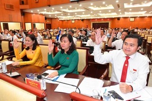 与会代表表决通过各项《决议》。