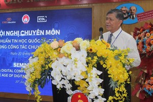 市教育与培训厅长阮文孝在会议上致开幕词。（图：胡福）