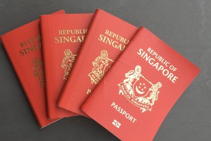 新加坡护照。（图：iStock）