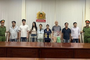 被刑拘的涉案嫌犯。（图：警方提供）