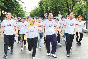 东盟合作发展友好步行举办