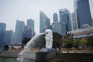 新加坡18 地点同日收到炸弹威胁。图为新加坡滨海湾。（图：AP）