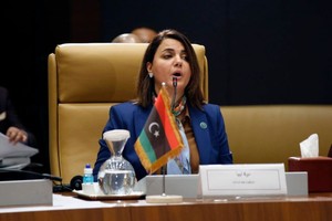 利比亚外交部长曼古什。（图：新华社）