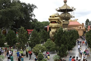 仙泉旅游区吸引游客