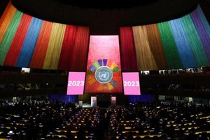 2023年9月18日，第78届联合国大会以"2023年可持续发展目标峰会“为题在纽约开幕。 （图：路透社）