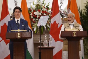 加拿大与印度爆发外交风波，互相驱逐外交官。（AFP 资料图片）