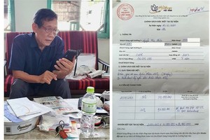 阮文福大伯和被骗签署的“事件特别政策”文件。