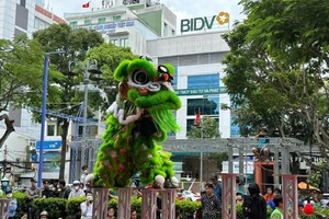 １８龙狮汇聚芹苴市竞赛