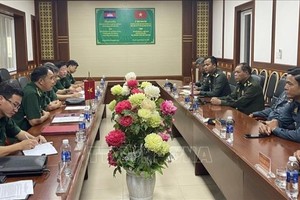 会谈现场。（图：越通社）