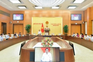 国会常务副主席陈清敏主持会议。（图：国会）